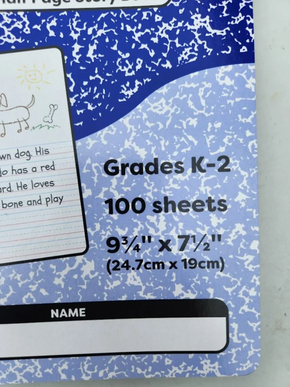 Primary Composition Notebook Grades K-2 Primary Journal Grades Writing Drawing J